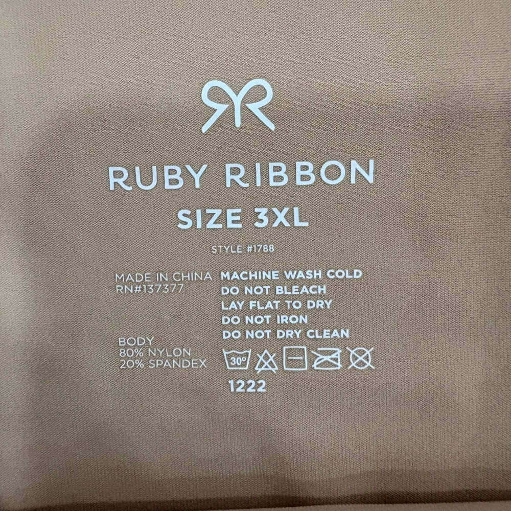Ruby Ribbon Second Skin Brief in Fawn - Picture 3 of 6